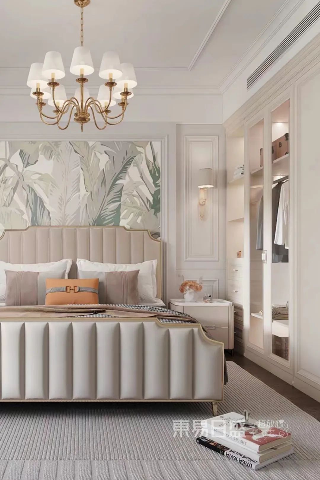 180㎡美式风叠墅设计，竟靠拱形门洞+跳色设计火出圈！-37