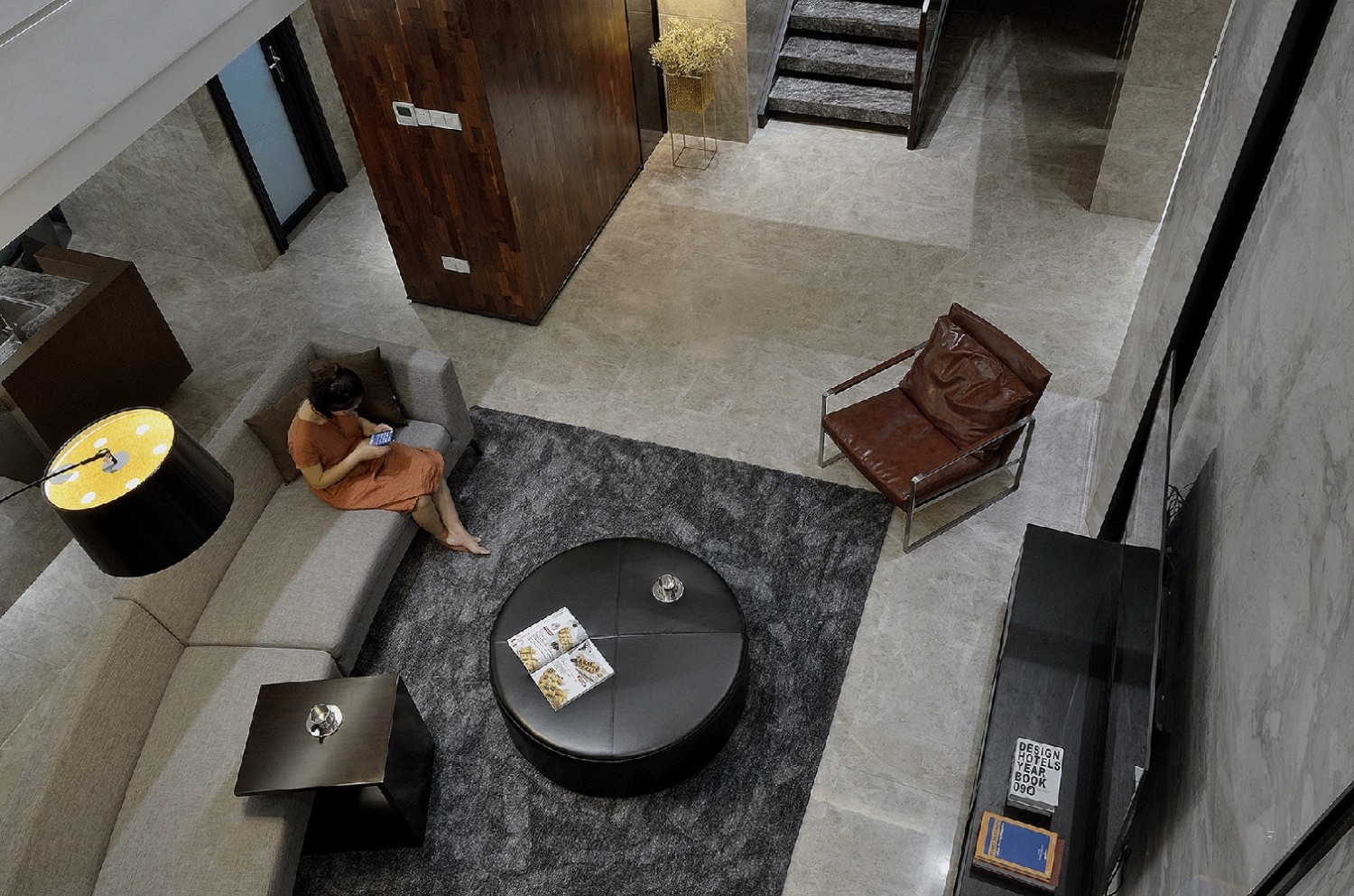 涵西商圈静谧栖居·莆田复式空间住宅设计-7