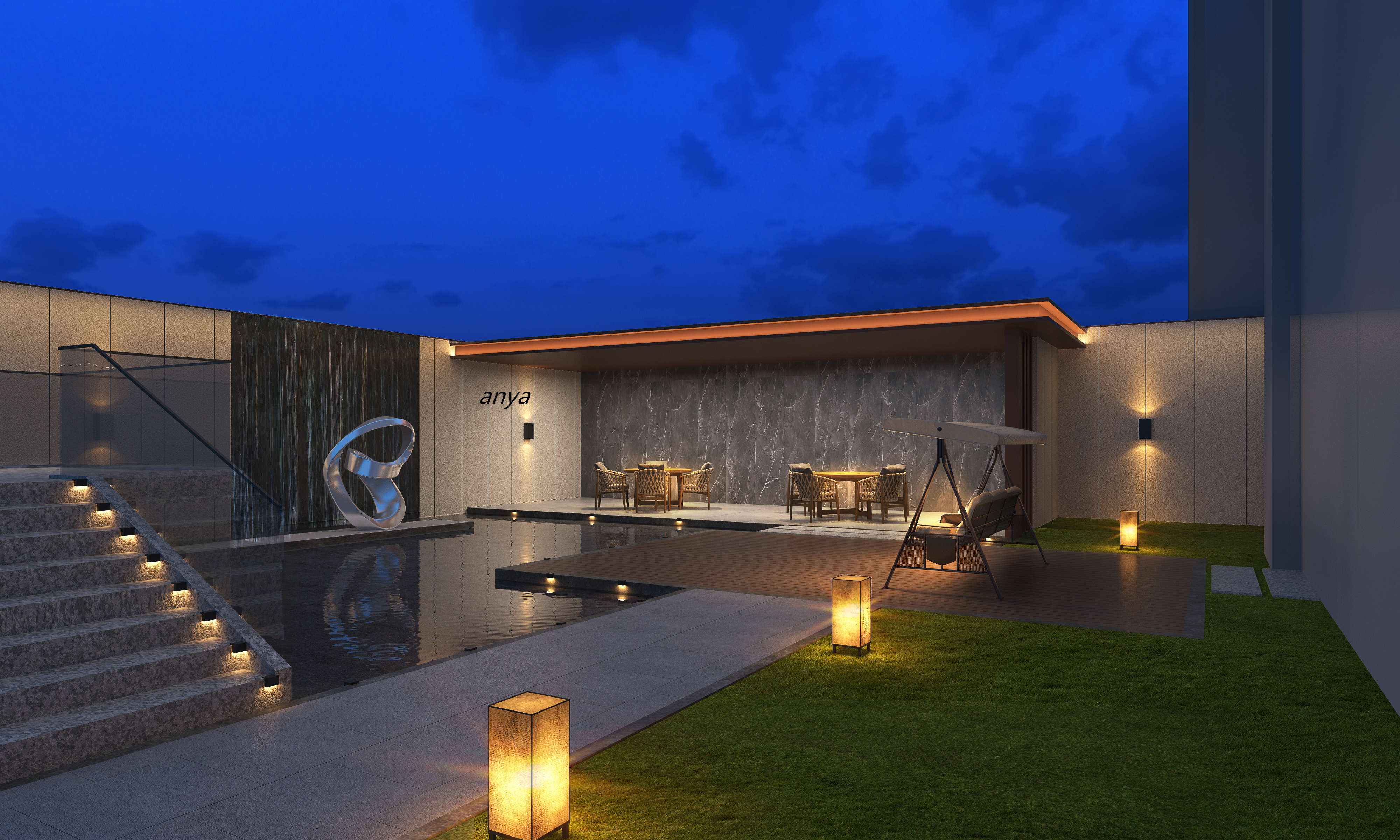 室外||庭院透视-6