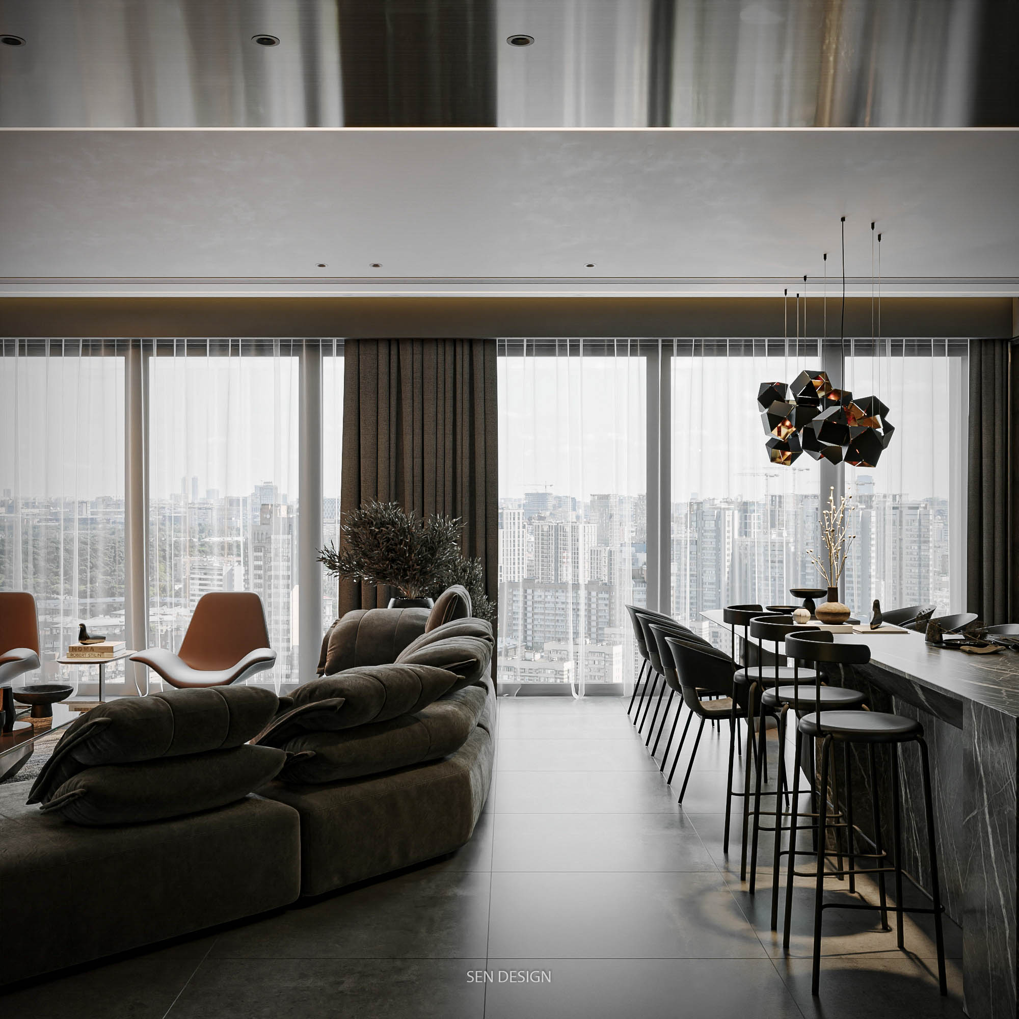 PENHOUSE APARTMENT大平层-11