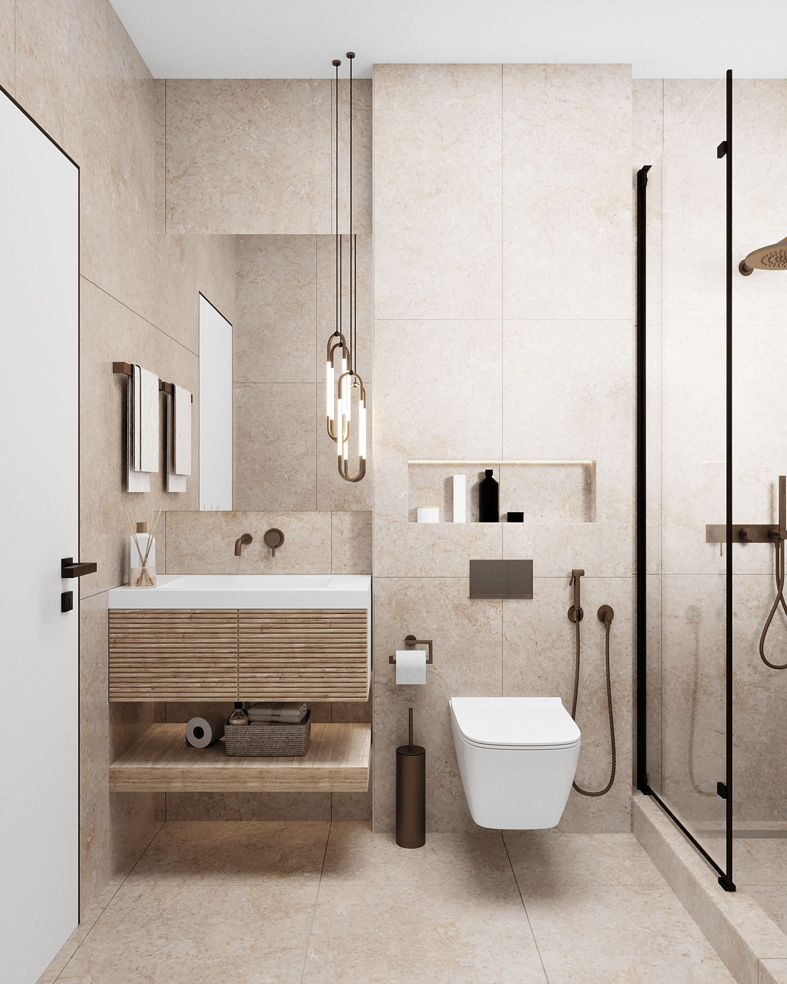 102㎡浅色系住宅设计 超舒适！-17