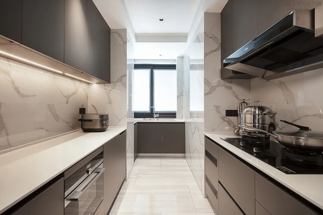 优雅时光 | 160㎡摩登私宅,艺术与生活的完美对话-40