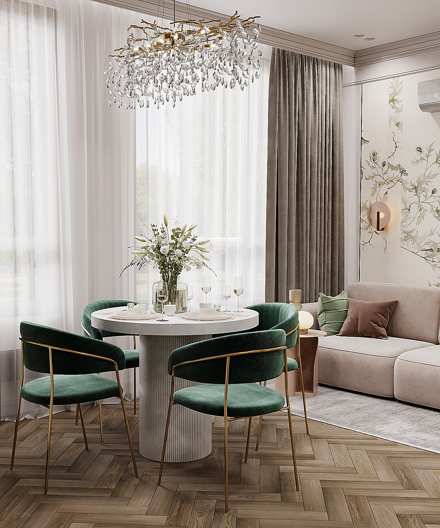 GENTLE LUXURY室内设计丨俄罗斯秋明丨Morion（设计师Valeriia Voronchikhina）-25