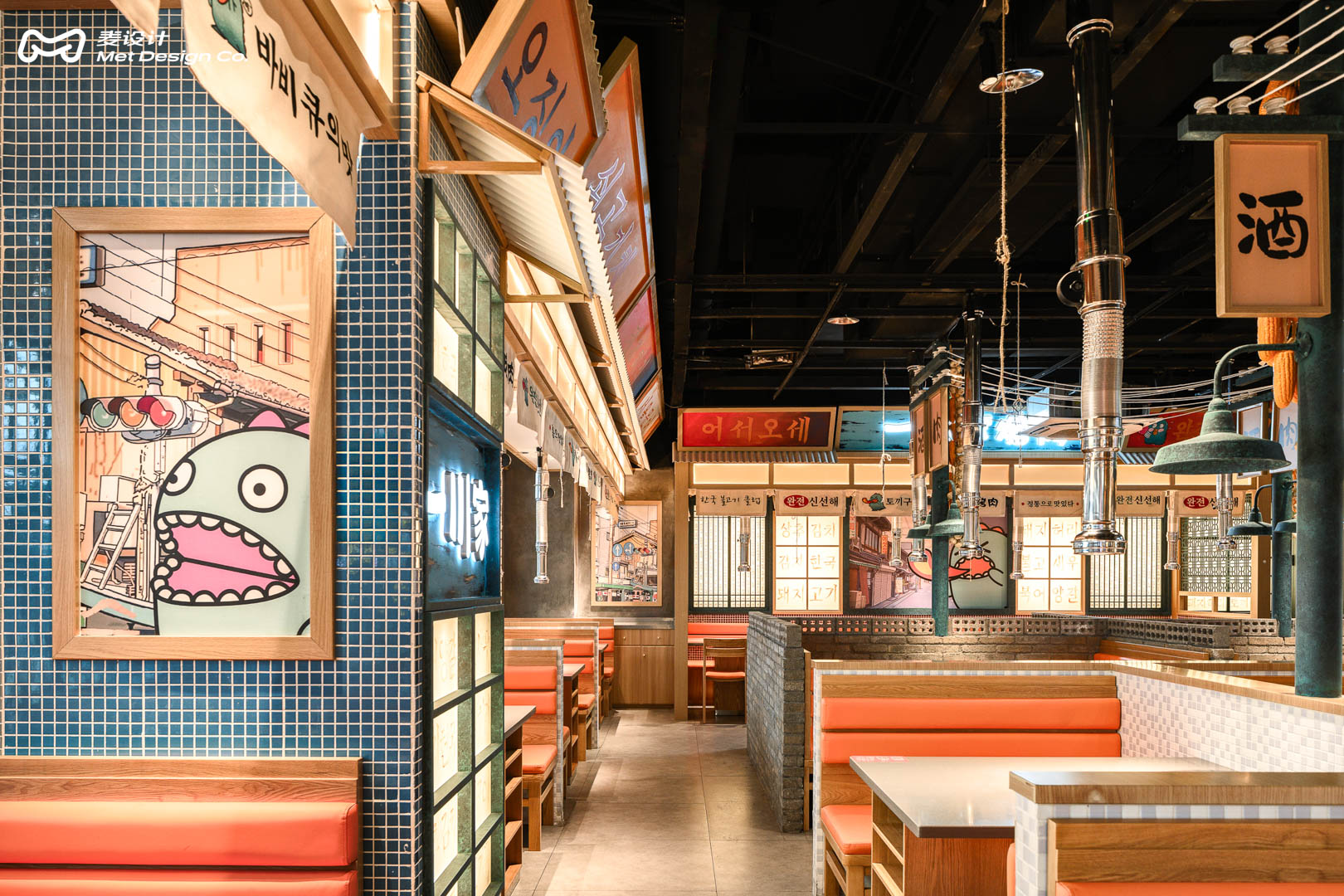 【全案作品】一川家｜一川家烤肉穿越回1988的双门洞-15