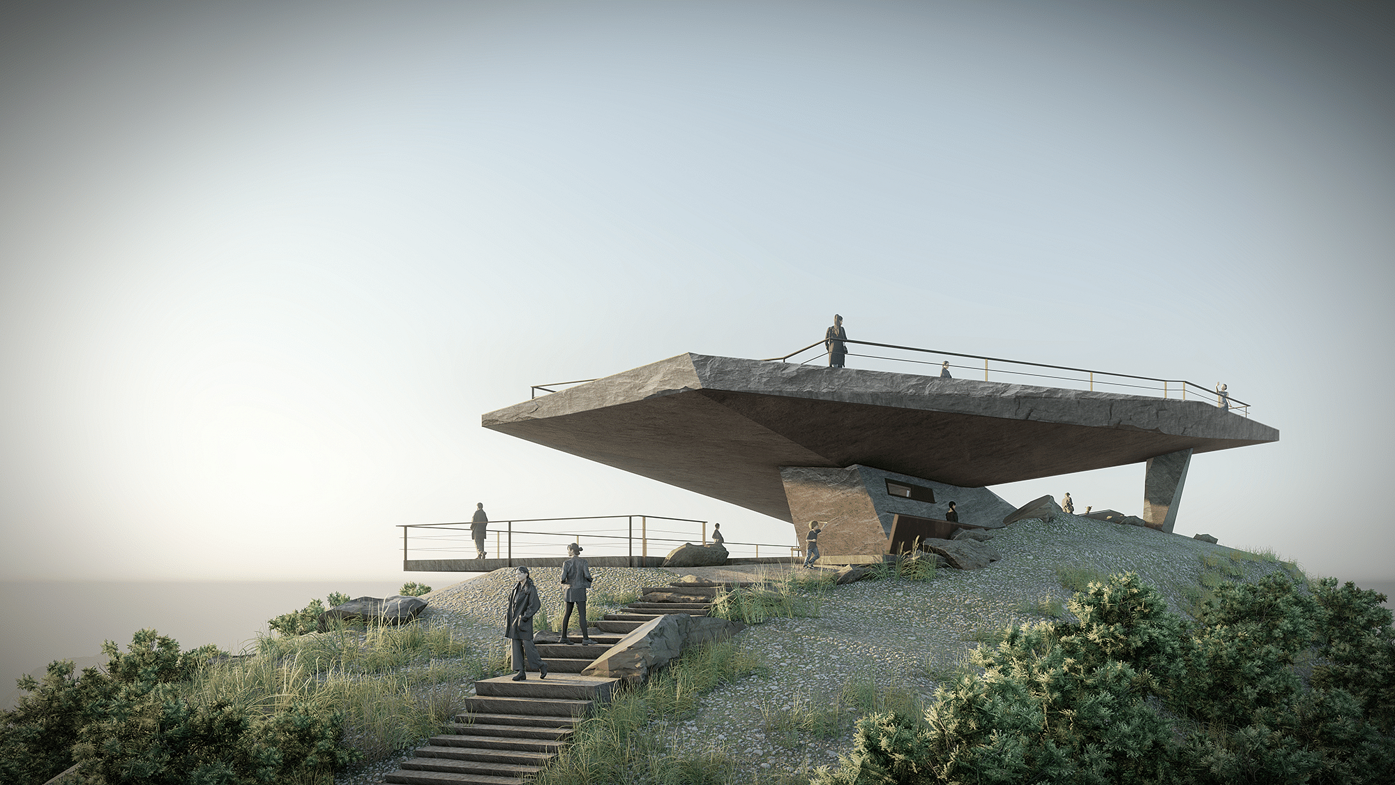 深圳梅沙尖城市观景平台丨中国深圳丨line+ studio-1