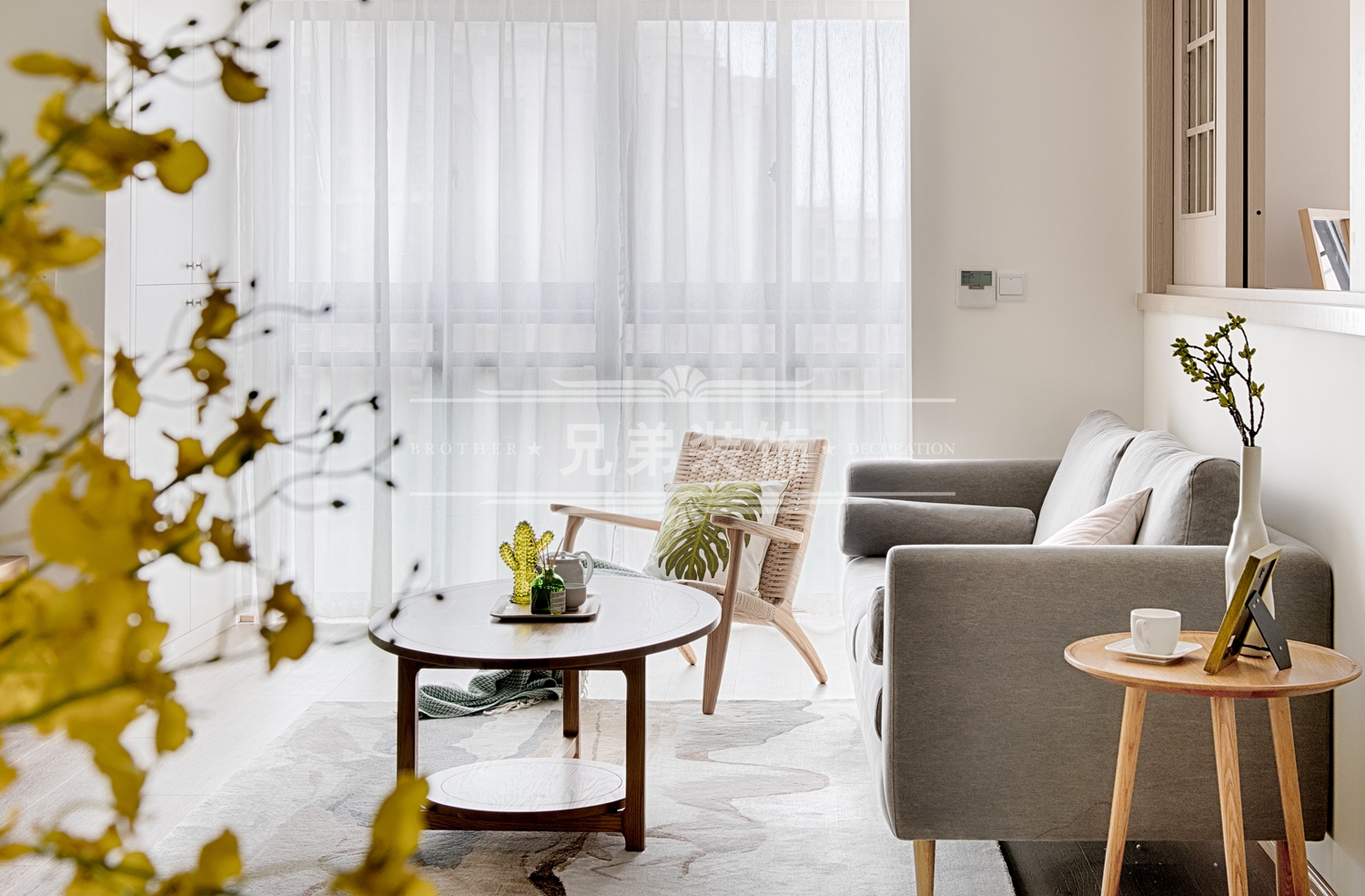 金茂珑悦 85 平现代简约风装修 | 兄弟装饰水母++ 整装-8