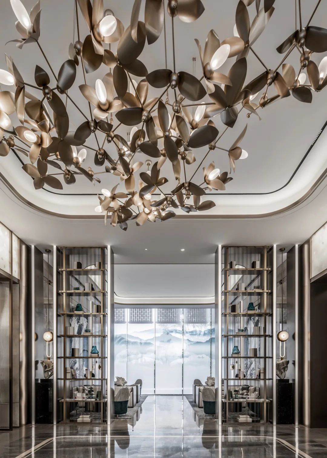 半城山色半城湖，春江紫宸营销中心演绎自然美学-12