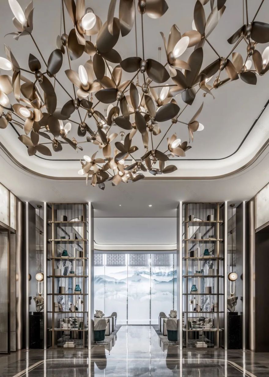 半城山色半城湖,春江紫宸营销中心演绎自然美学-12