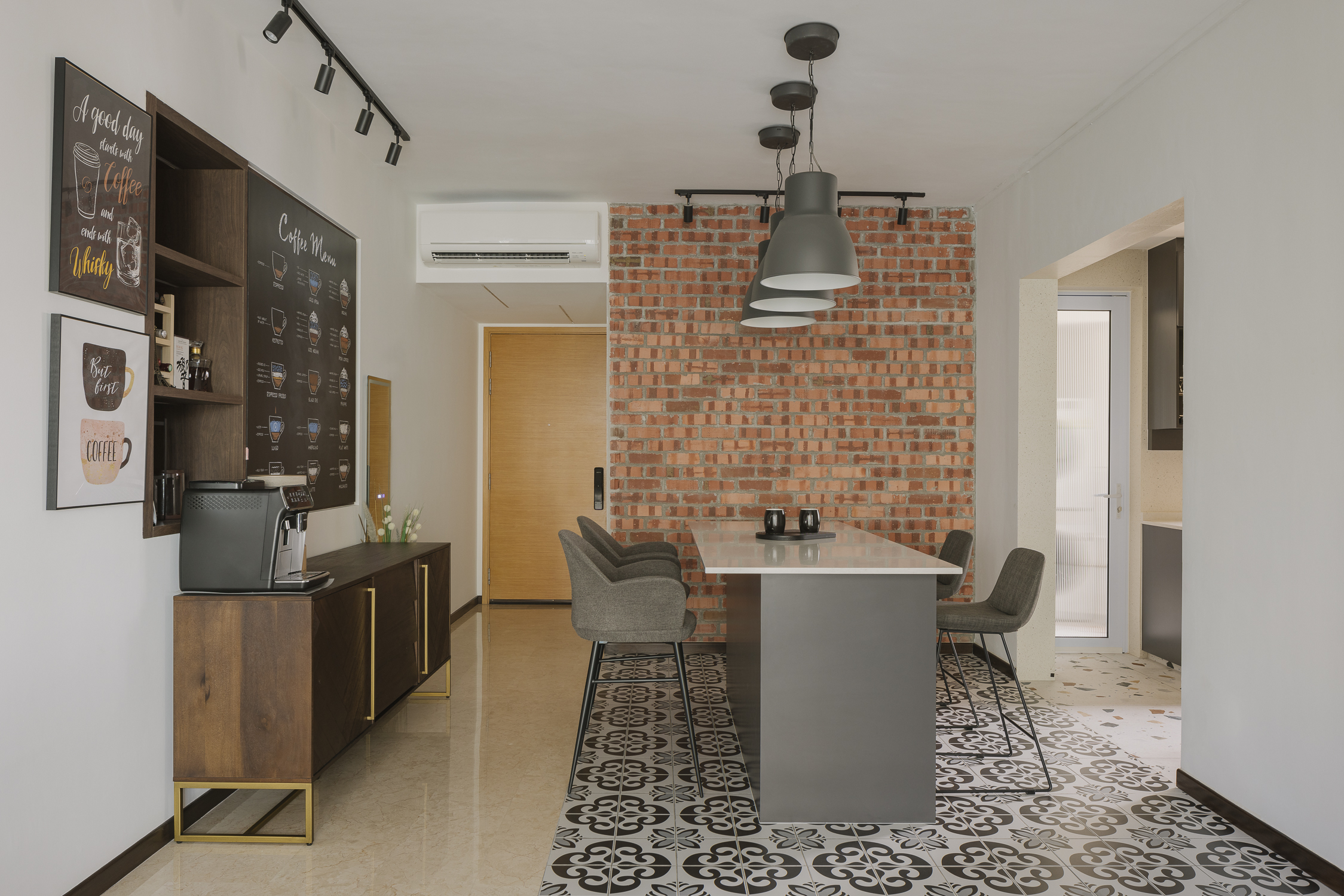 Edelweiss Park 3卧室公寓室内设计丨新加坡丨The Interior Lab-9