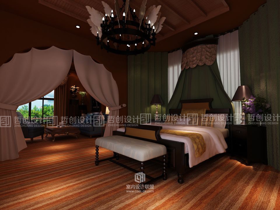 味梓巢主题酒店装修设计效果图-昆明酒店装修设计-9