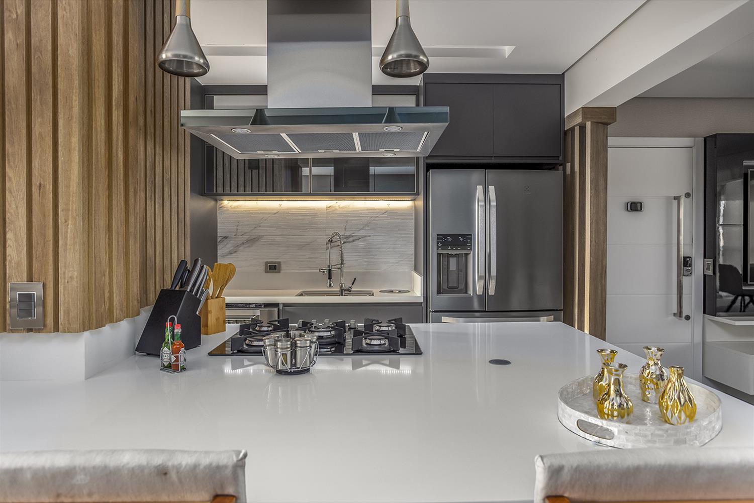 巴西 Tatuapé公寓 | 融合室外景观的现代住宅设计-5