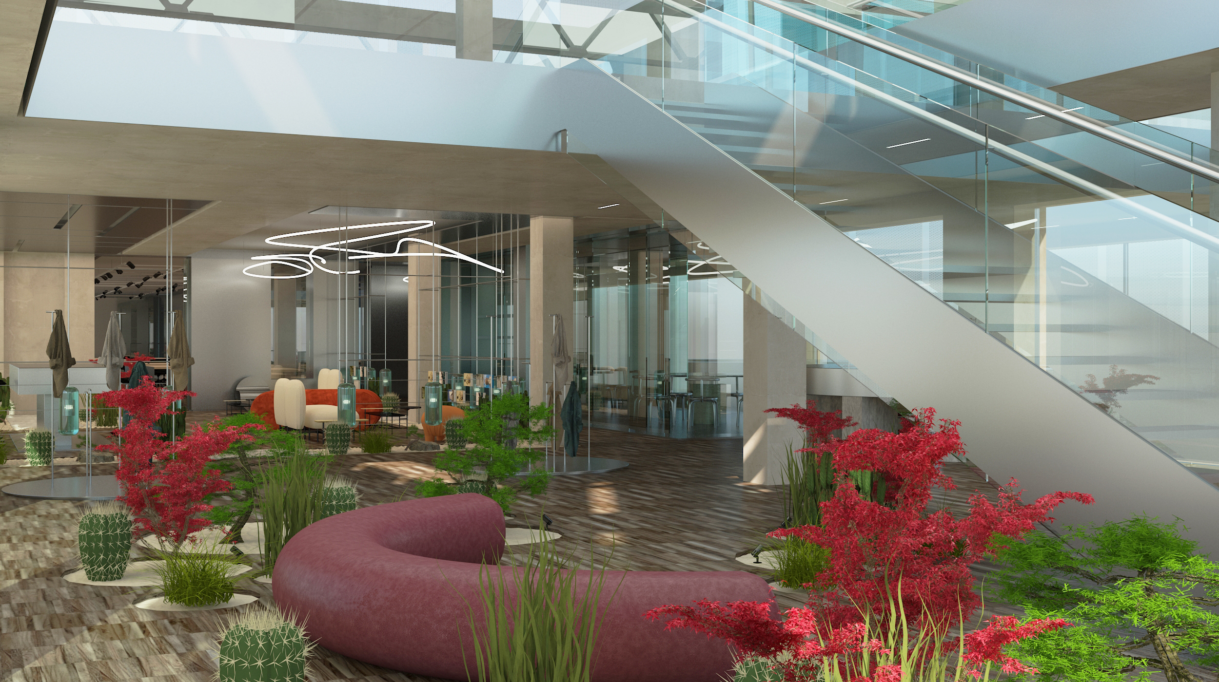 绿色生态的时尚工厂总部-8