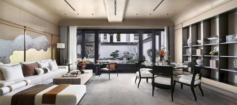 金通绿城·桃李春风合院样板房 | 道家哲学思想融入高品质空间设计-1