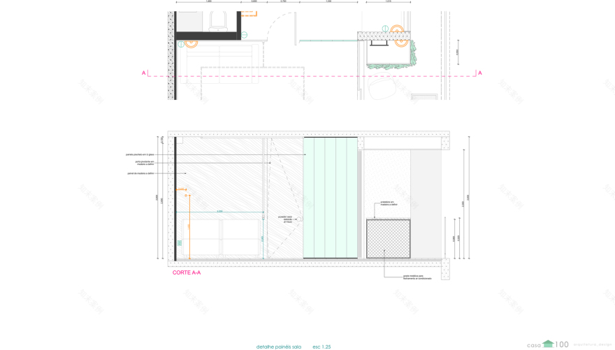 带隔断的公寓丨巴西圣保罗丨Casa100 Arquitetura-56