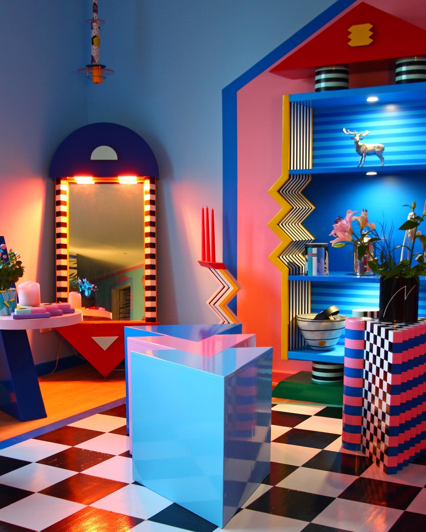 丹麦艺术家色彩公寓室内设计丨丹麦哥本哈根丨雅各布·米兹拉希（Jakob Mizrahi）-28