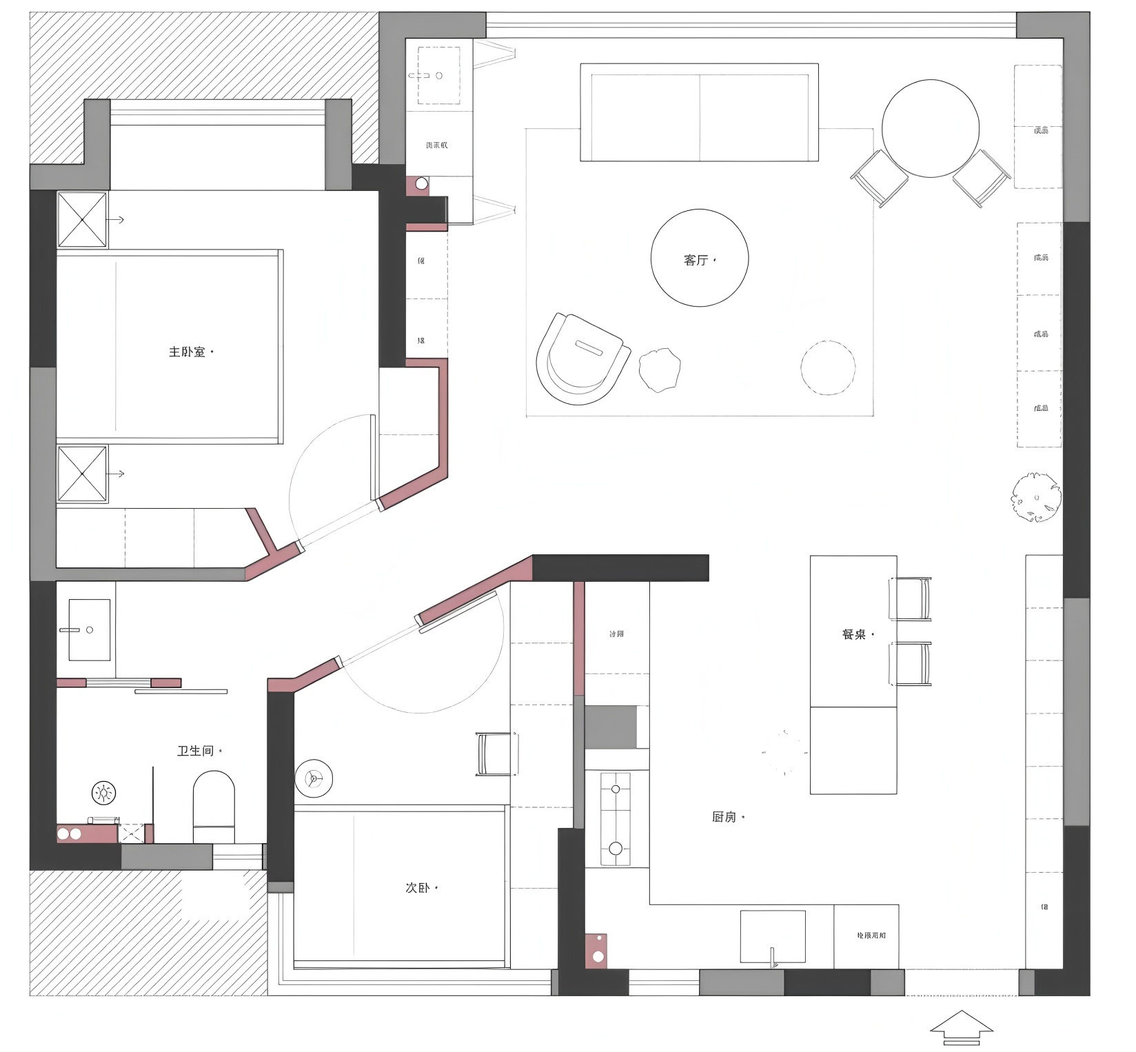 深圳两套法式复古风住宅设计丨中国深圳丨三生一宅-4