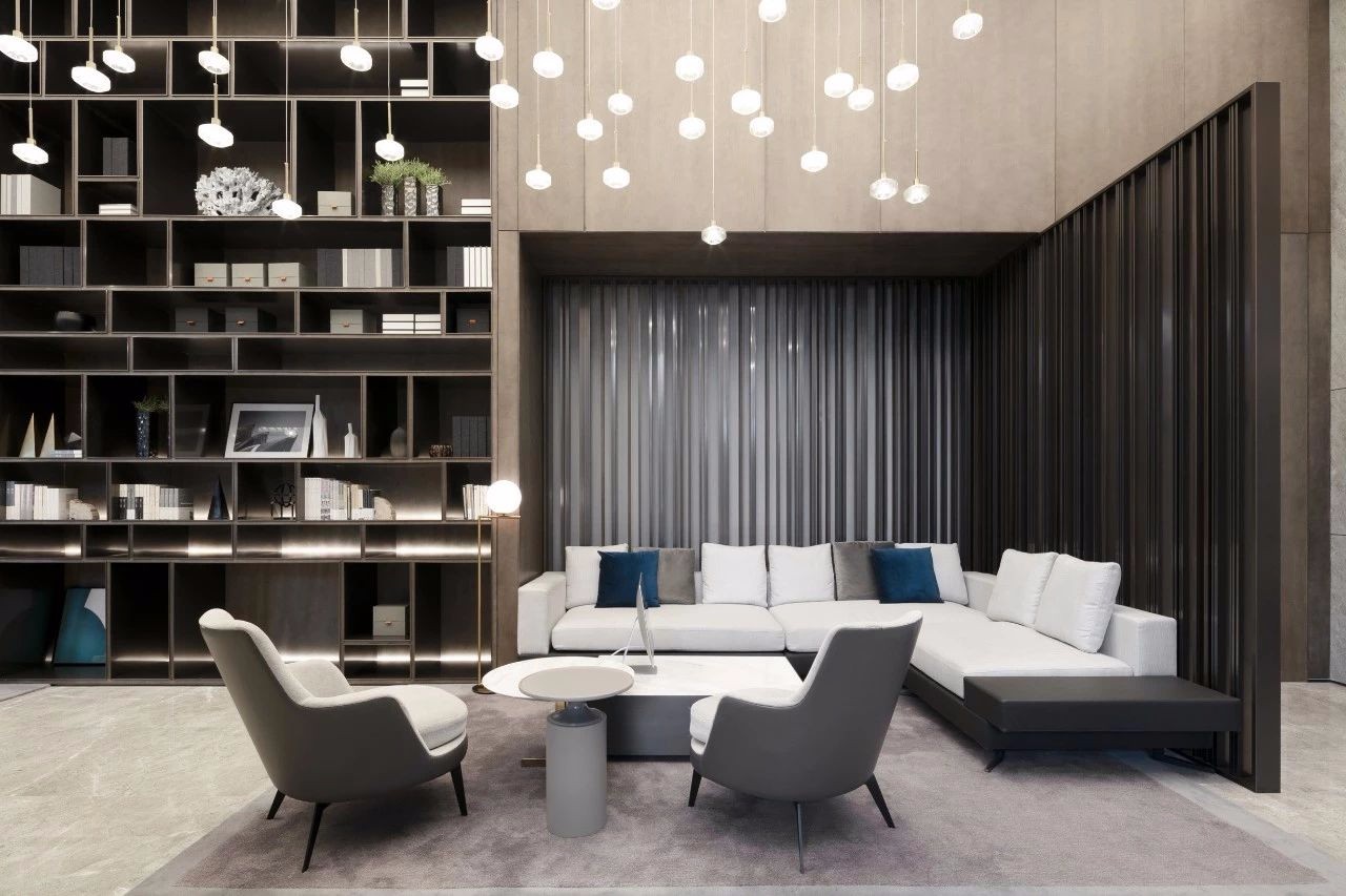 融创哈尔滨四季印象营销中心与样板房 | 东西方文化交融的现代空间设计-21