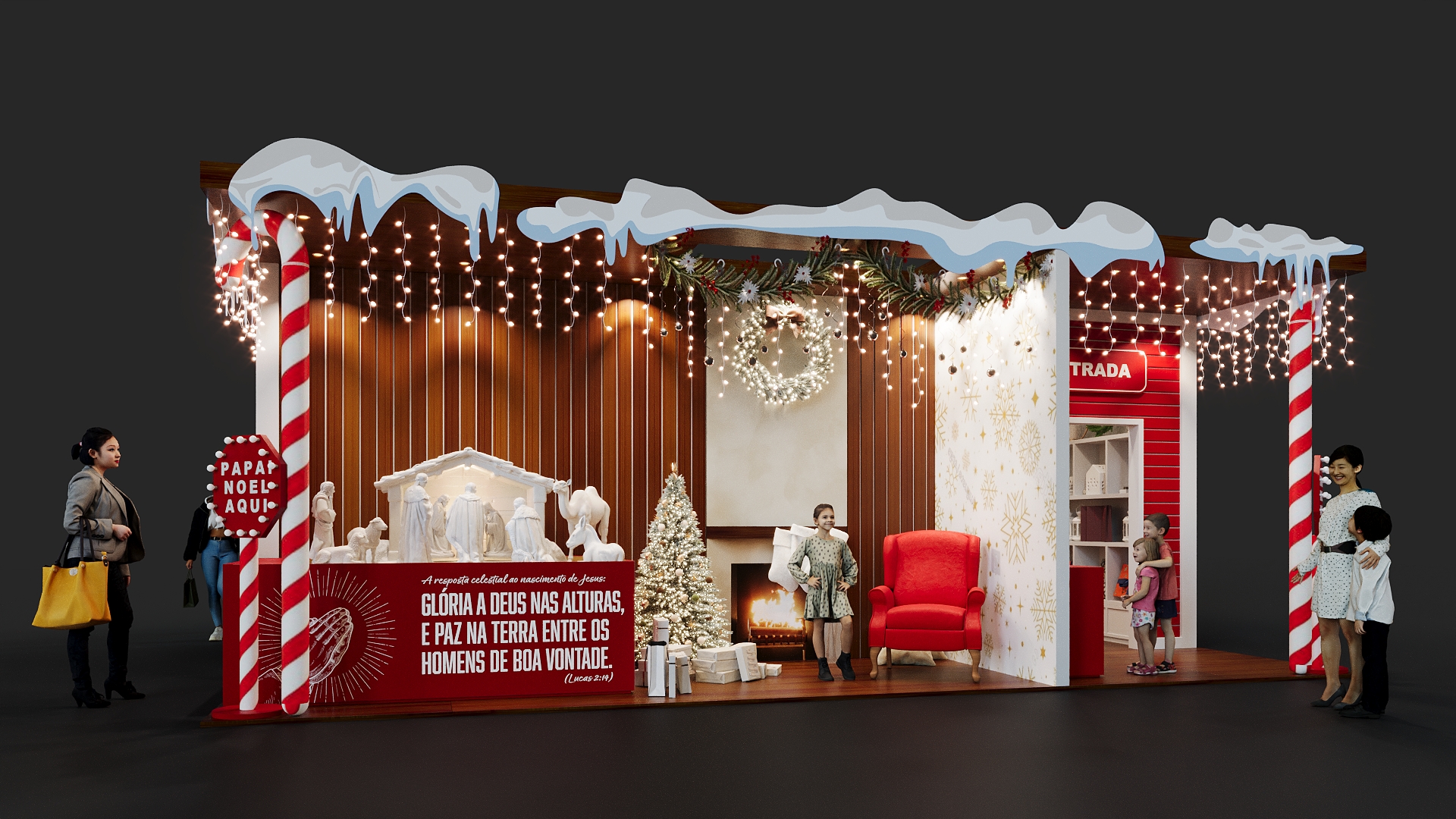 Andorinha Hiper Center | Ativação de Natal 2025-3