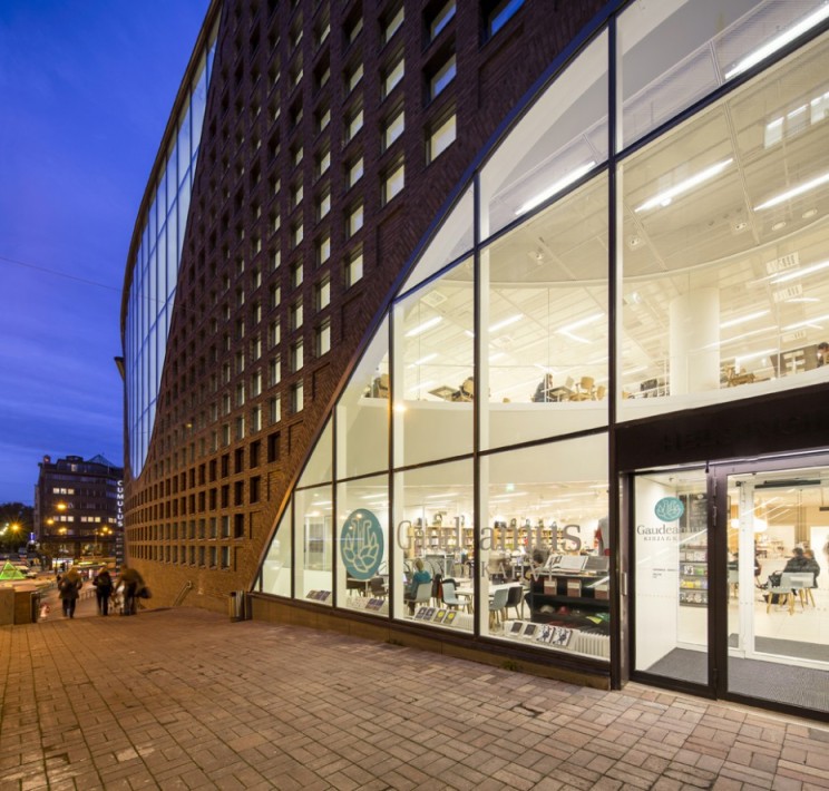 芬兰Helsinki University图书馆  Anttinen Oiva Arch-13