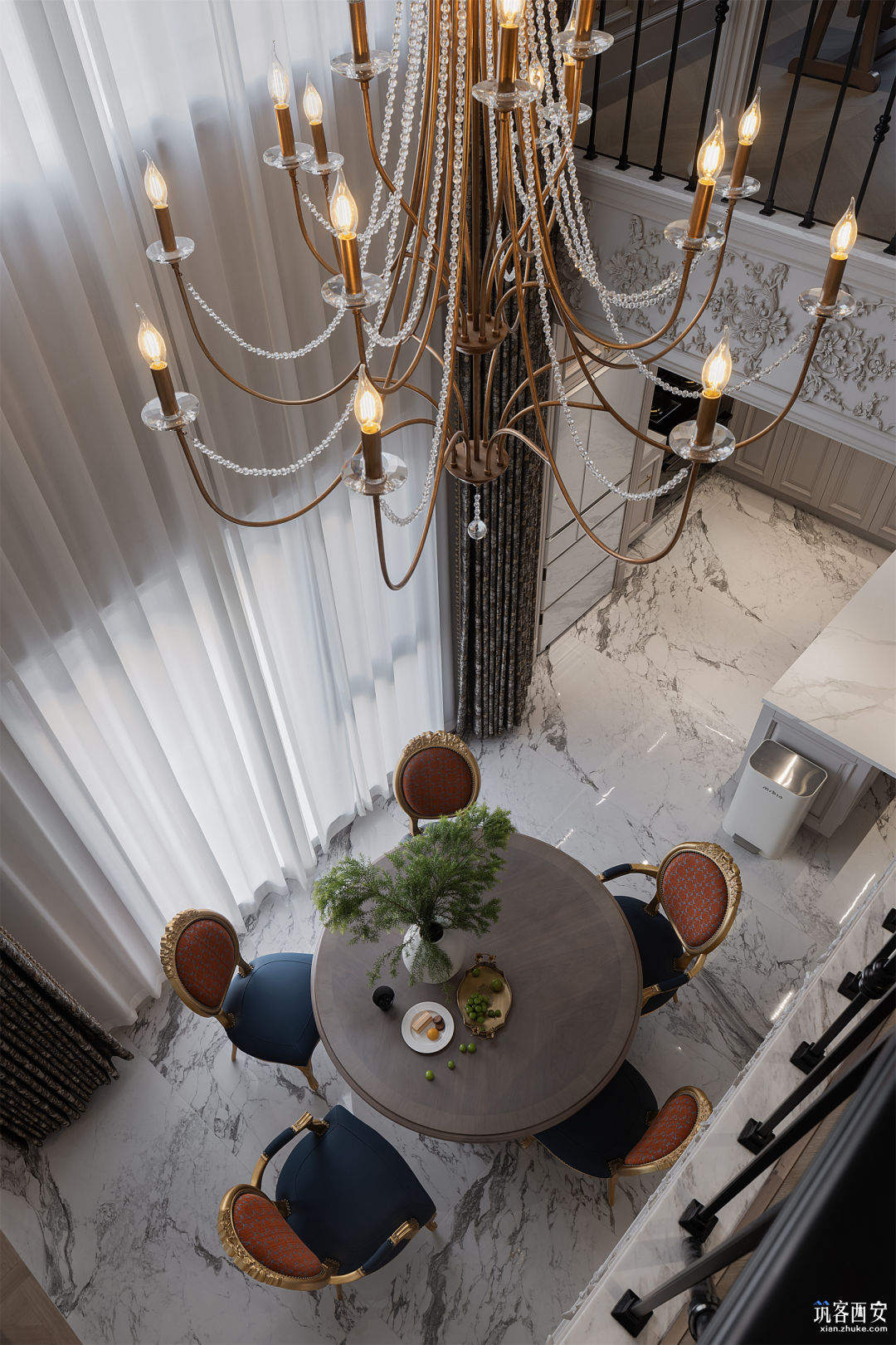 得然 · 西安270㎡叠拼私宅设计丨中国西安丨OZD本来空间设计-20