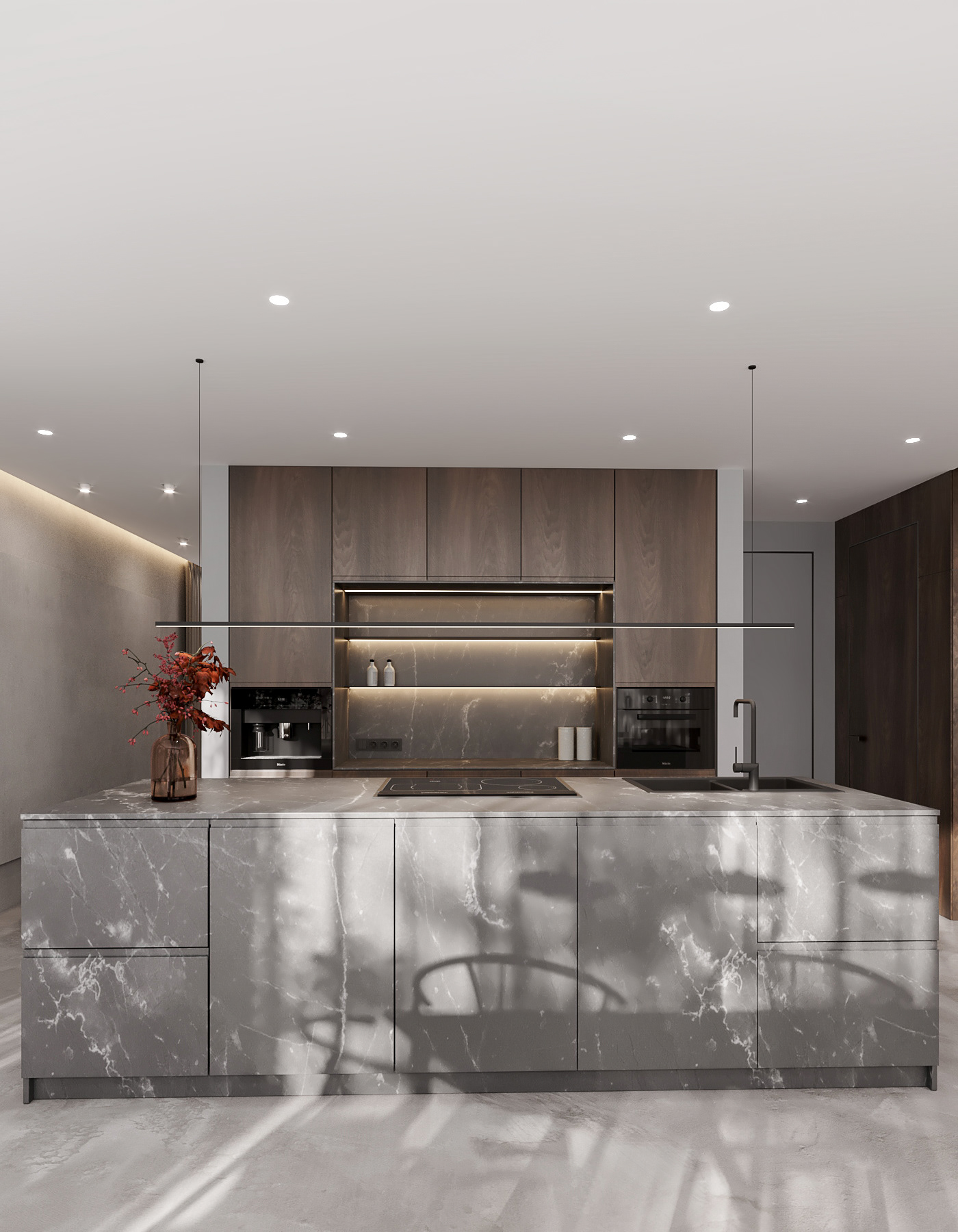 现代简约，极致工业风，大户型！-5