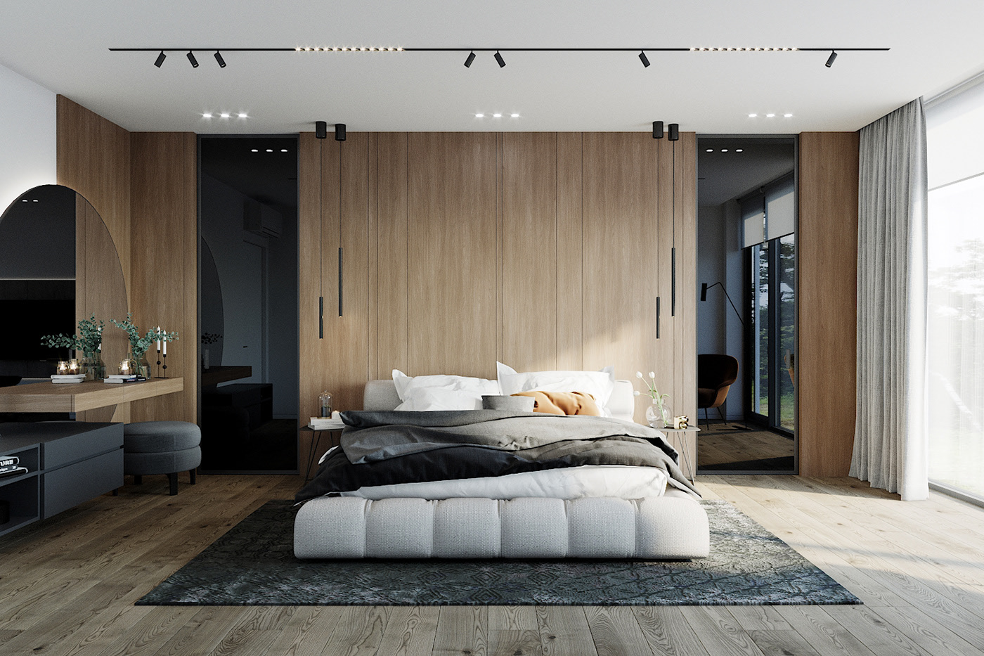 高级灰色系公寓设计-22