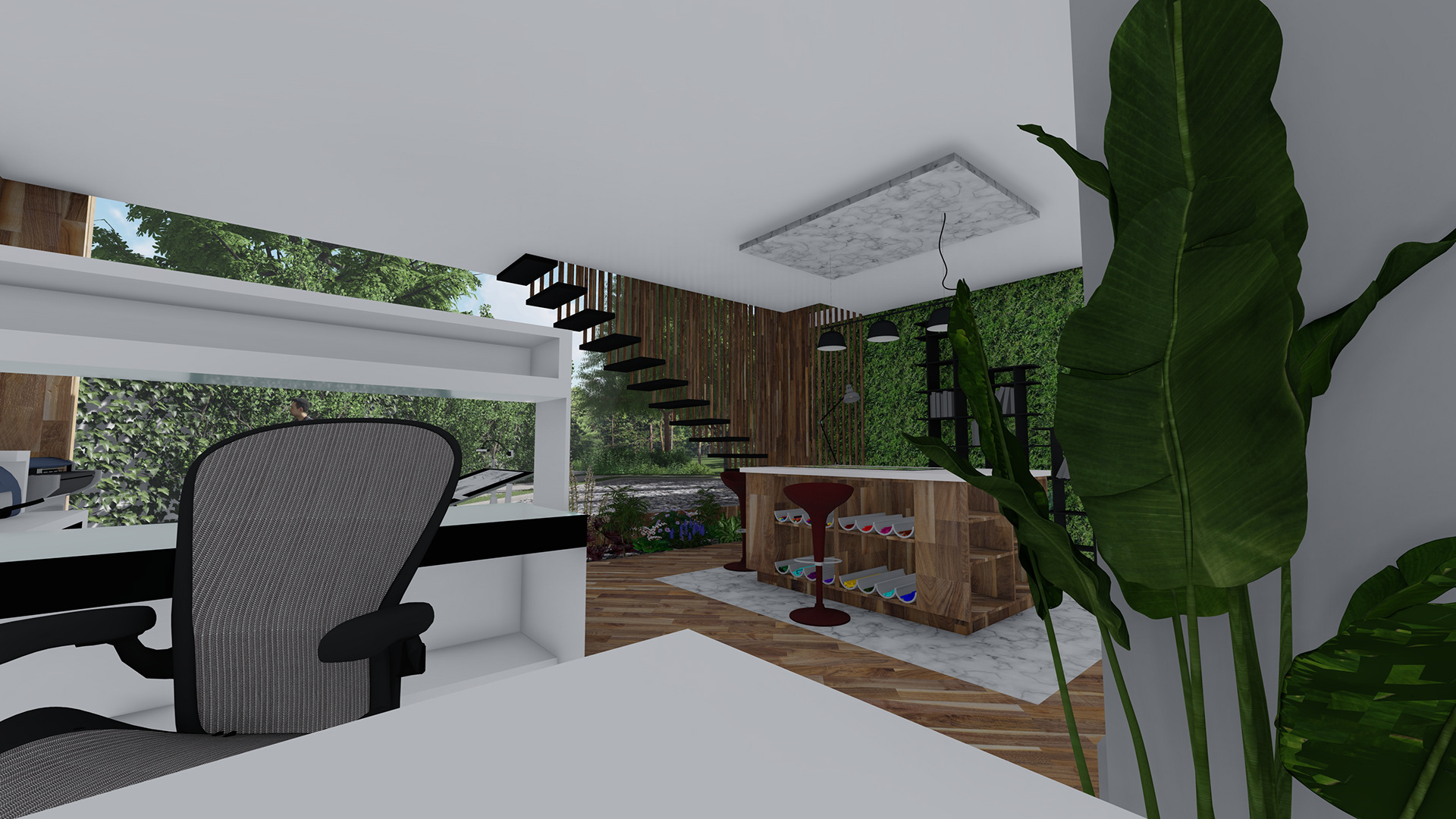 亲自然别墅室内设计丨Prof. Tariq Rashed-20