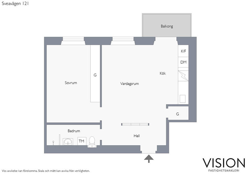 斯堪的纳维亚风情的 salmon 色小公寓-18