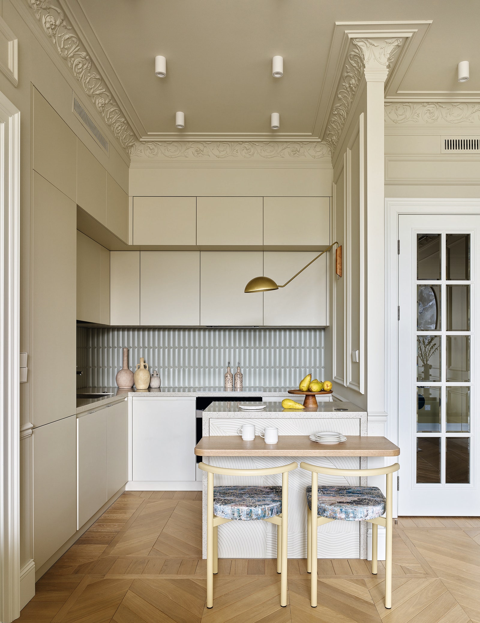 莫斯科110㎡风水原则室内设计公寓丨俄罗斯莫斯科丨Ольга Солнышкова（奥尔加·索尔尼什科娃）-11