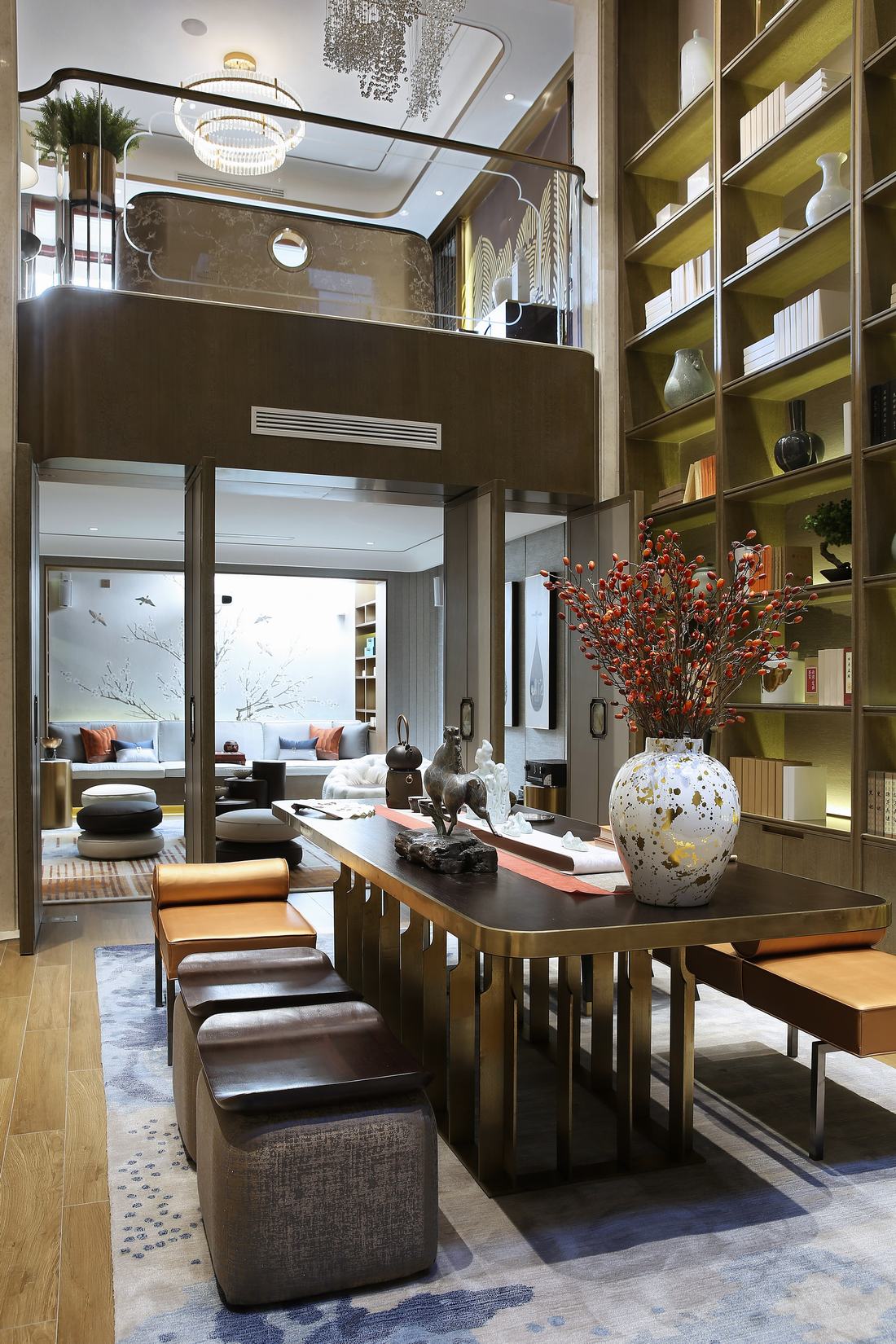 上海天鼓装饰设计-风尚新中式<梦回唐朝>-36