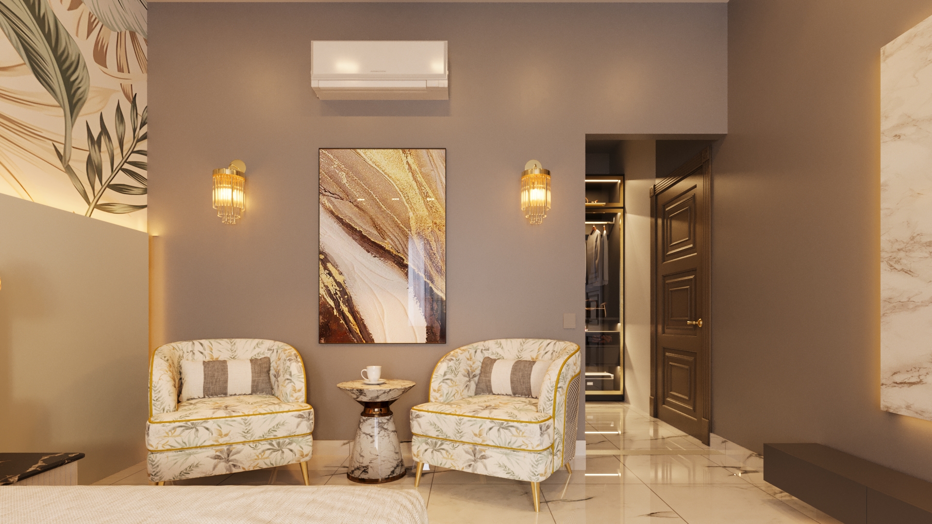 Visualization : Modern Bed Room-5