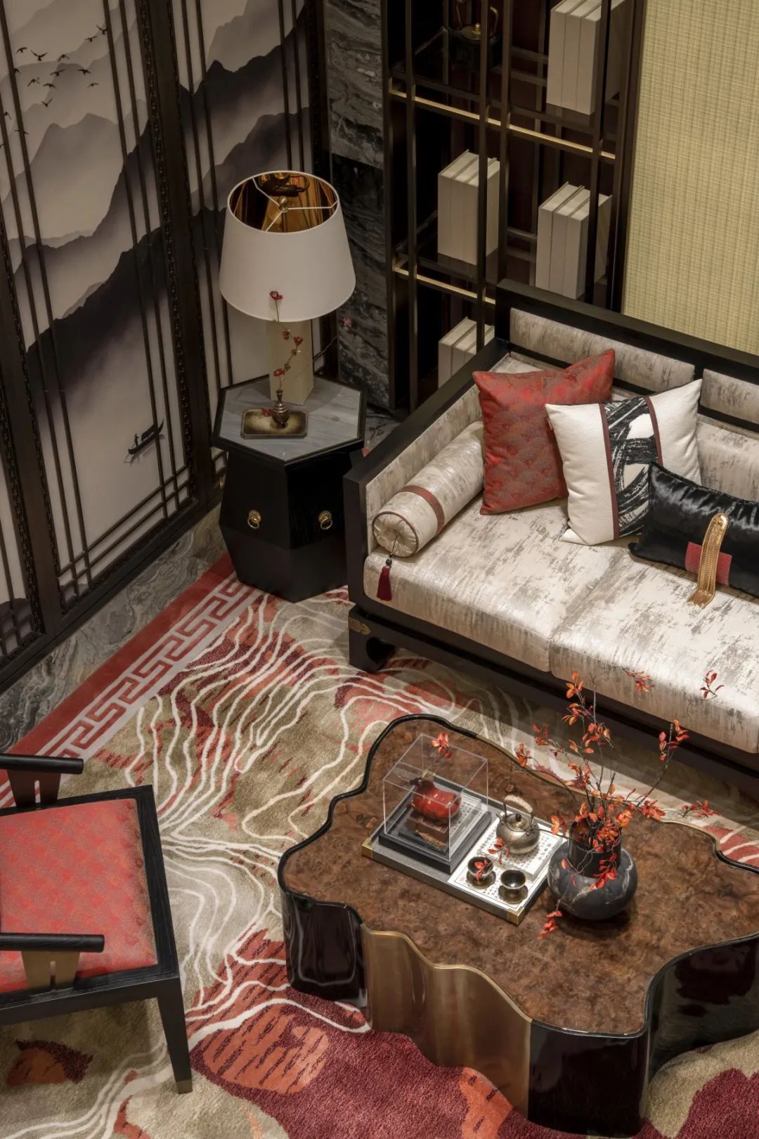 盛唐诗意,现代中式住宅设计丨中国宁波丨一然设计（上海,北京,深圳,沈阳）-1