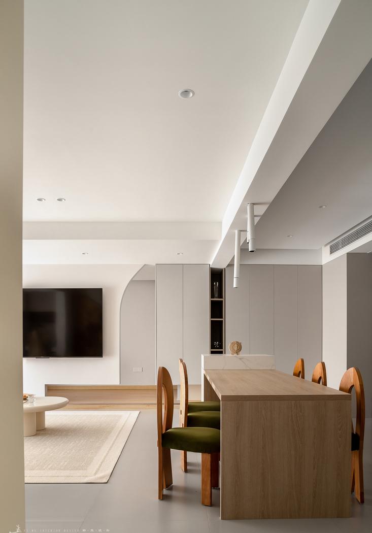 125㎡现代奶油风家居设计-15