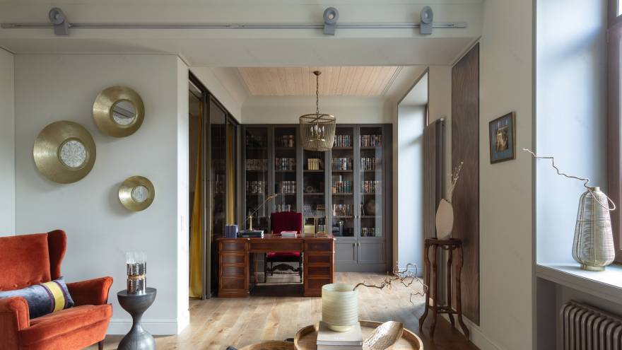 Тверской大街60平40年代房屋公寓设计丨俄罗斯莫斯科丨Decora工作室-2