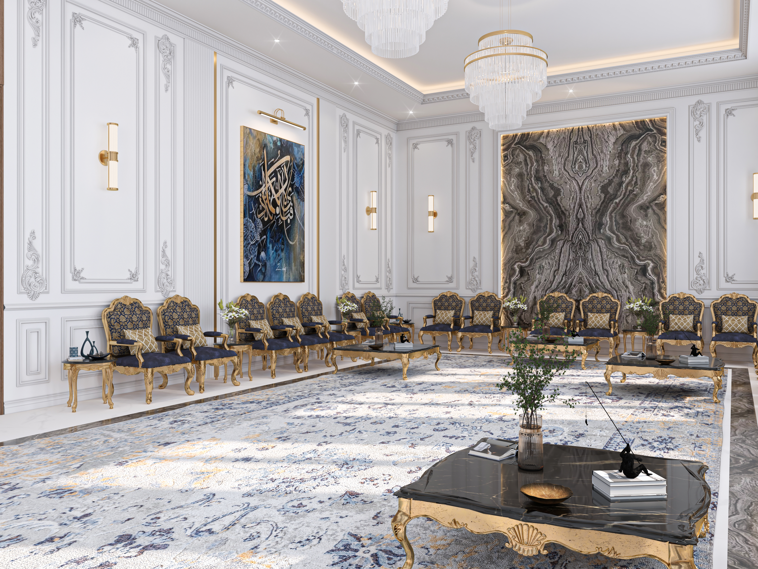 Classic Formal Majlis - Qatar Palace-2