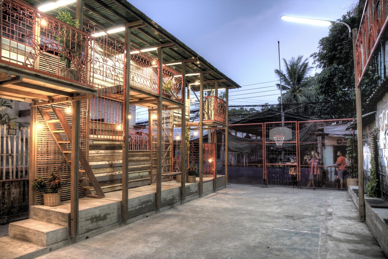 泰国 Klong Toey 社区灯笼 | 创新木质结构打造休闲空间-1