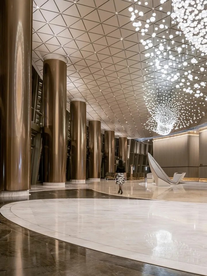 忠旺集团北京总部写字楼大堂设计-6