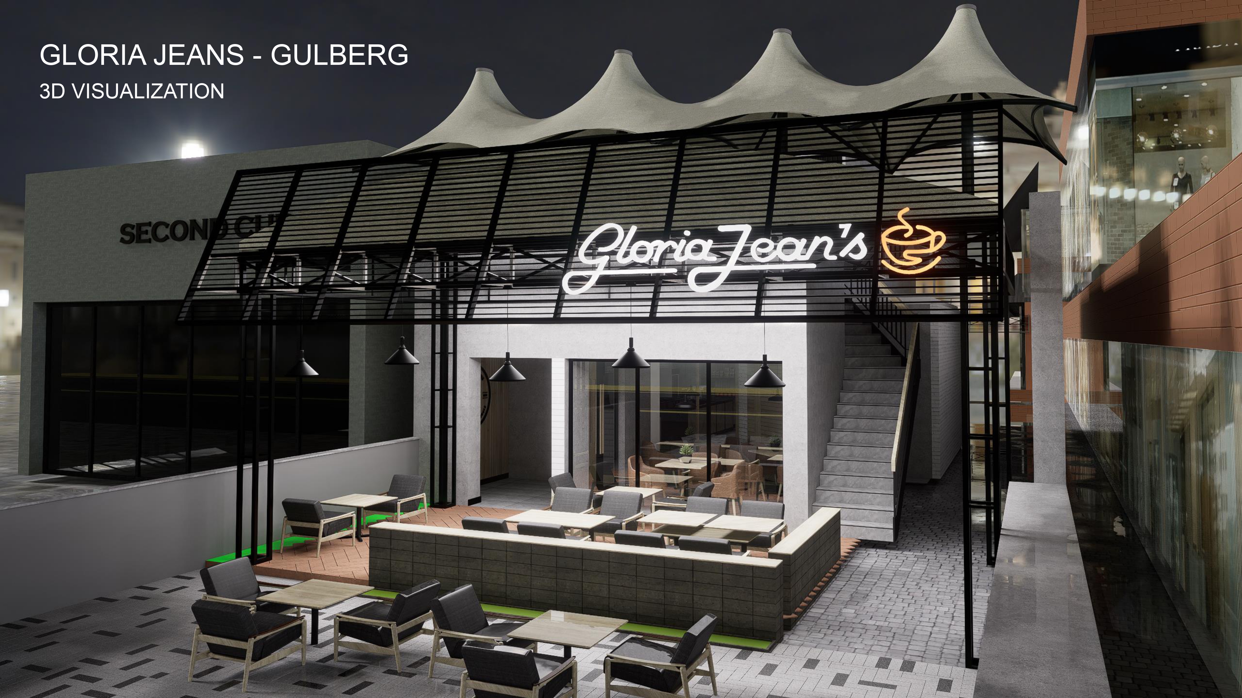 Exterior Design of Gloria Jeans | Coffee Place-4