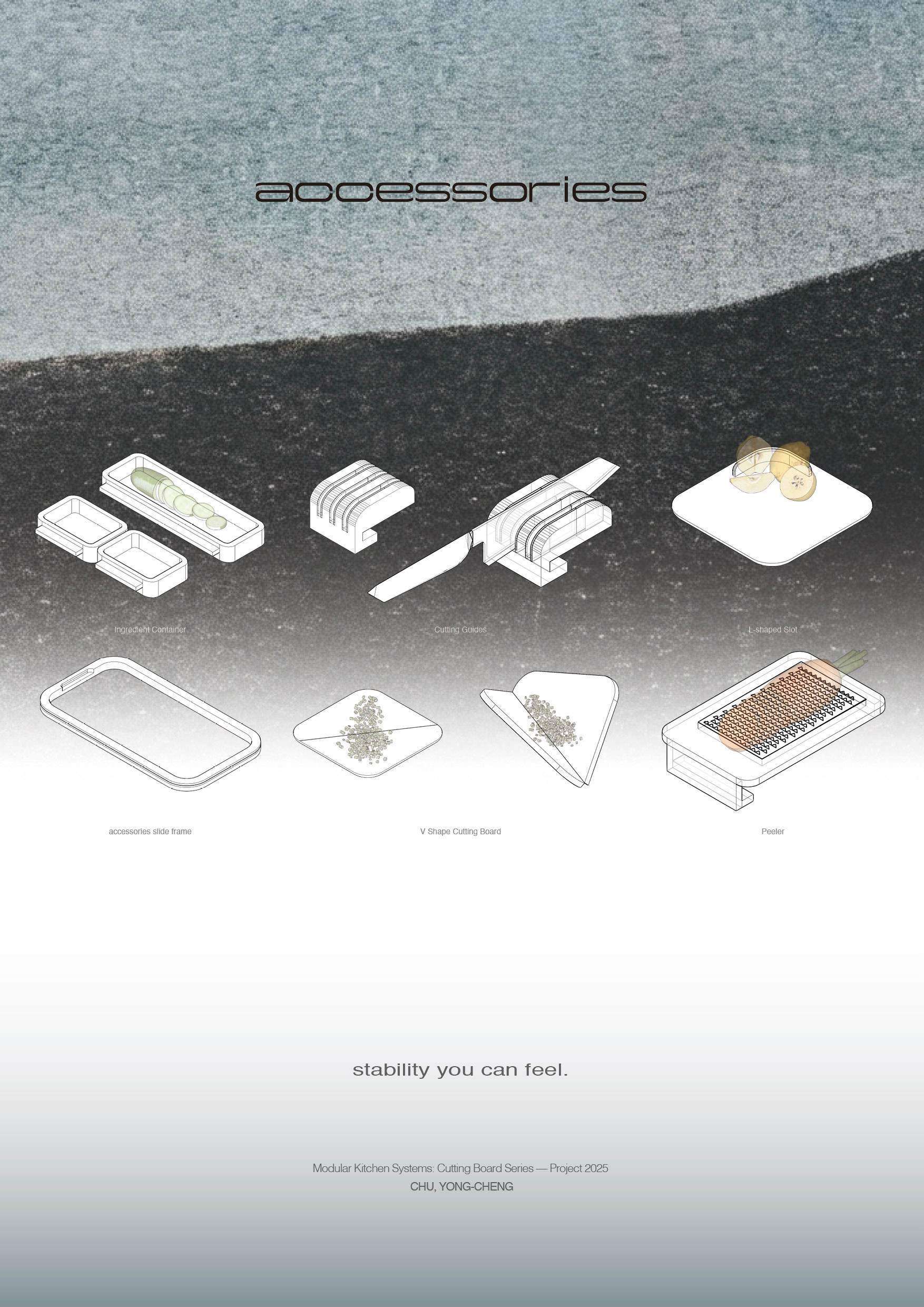 Lento Board 緩砧｜modular kitchen system design | 2025-9