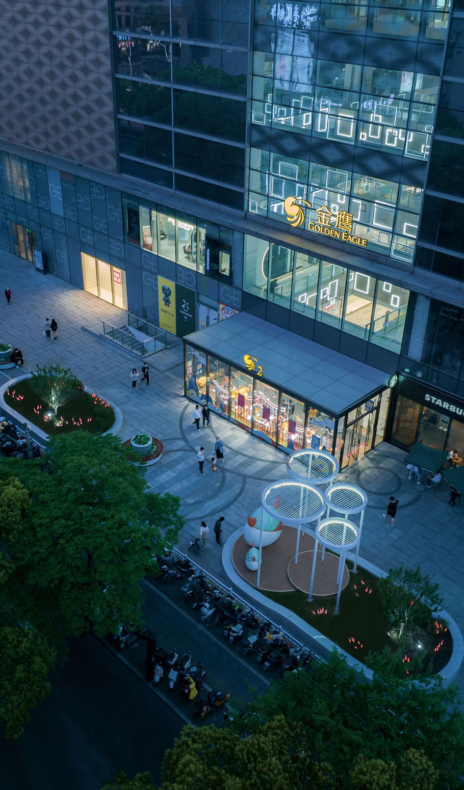 马鞍山金鹰购物中心丨中国鞍山丨麦田景观-0