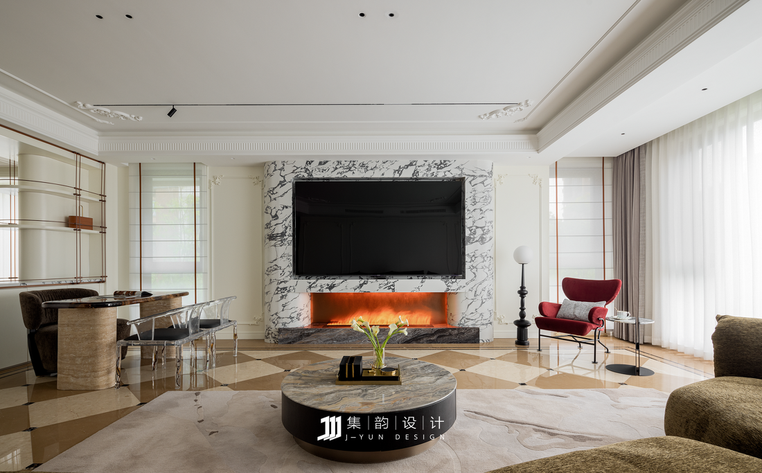 西安曲江紫汀苑私宅设计丨中国西安丨集韵设计-20