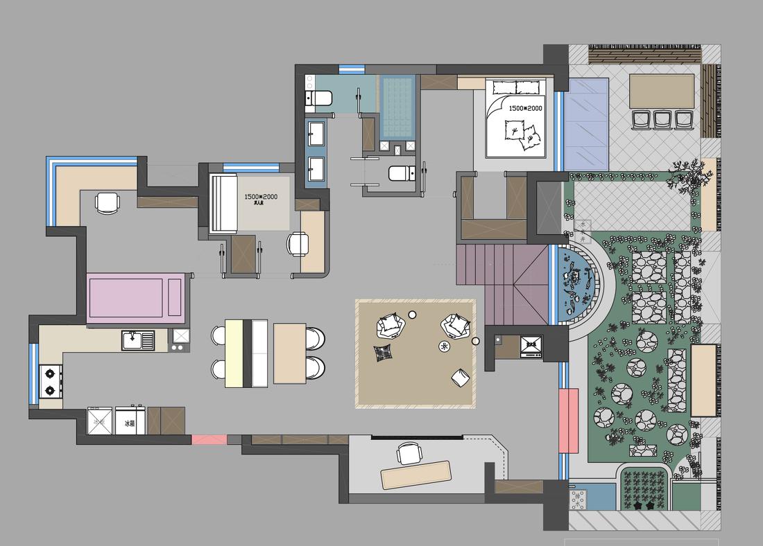 150m²倒复式老房大改造-56