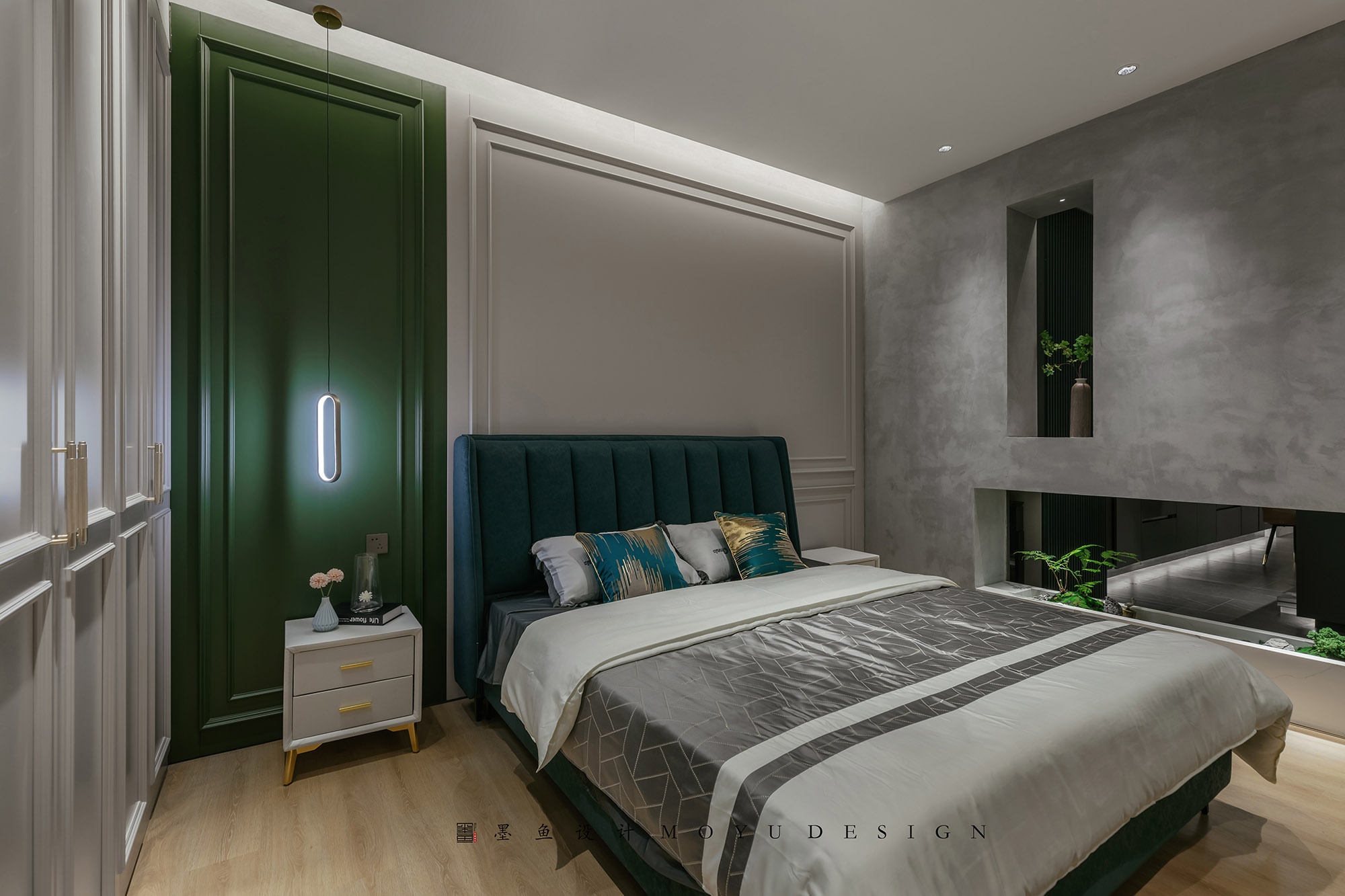 木兮贝全屋定制展厅丨墨鱼空间设计-47