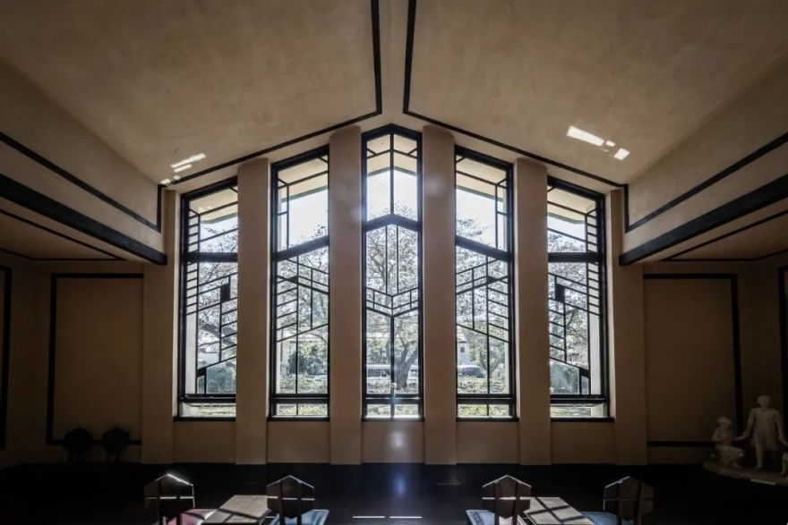 自由学园明日馆丨日本东京丨弗兰克·劳埃德·赖特,远藤新-23