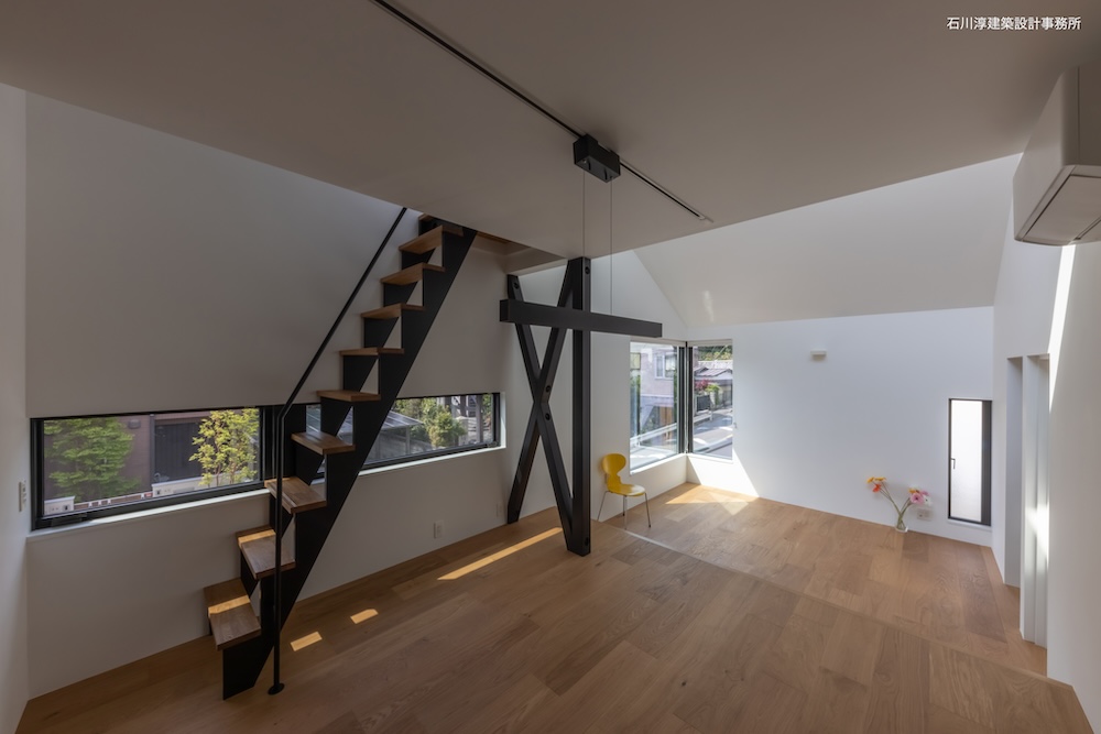 五重塔を借景 屋上バルコニーの家 OUCHI 50丨日本京都丨石川淳建築設計事務所-31