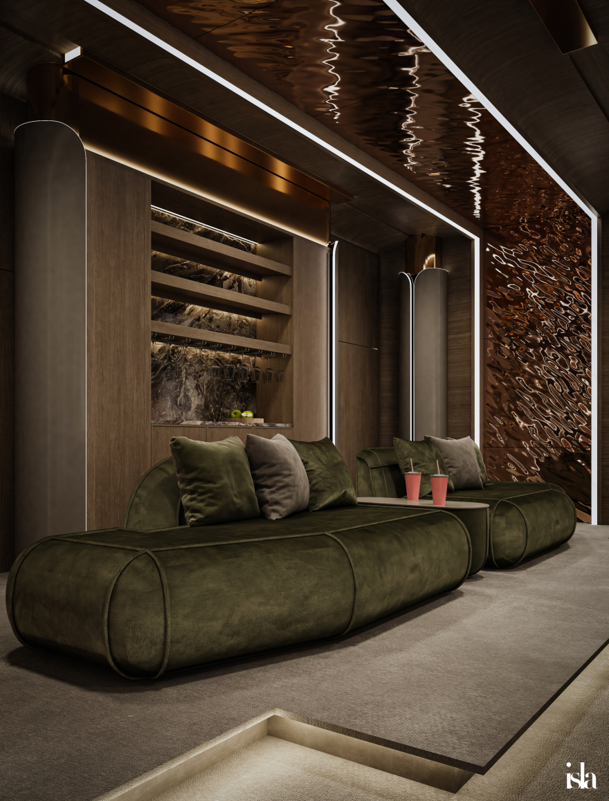 沙特阿拉伯家庭影院(注:KSA是沙特阿拉伯王国的英文缩写) 丨ISLA Architects(推测)-17