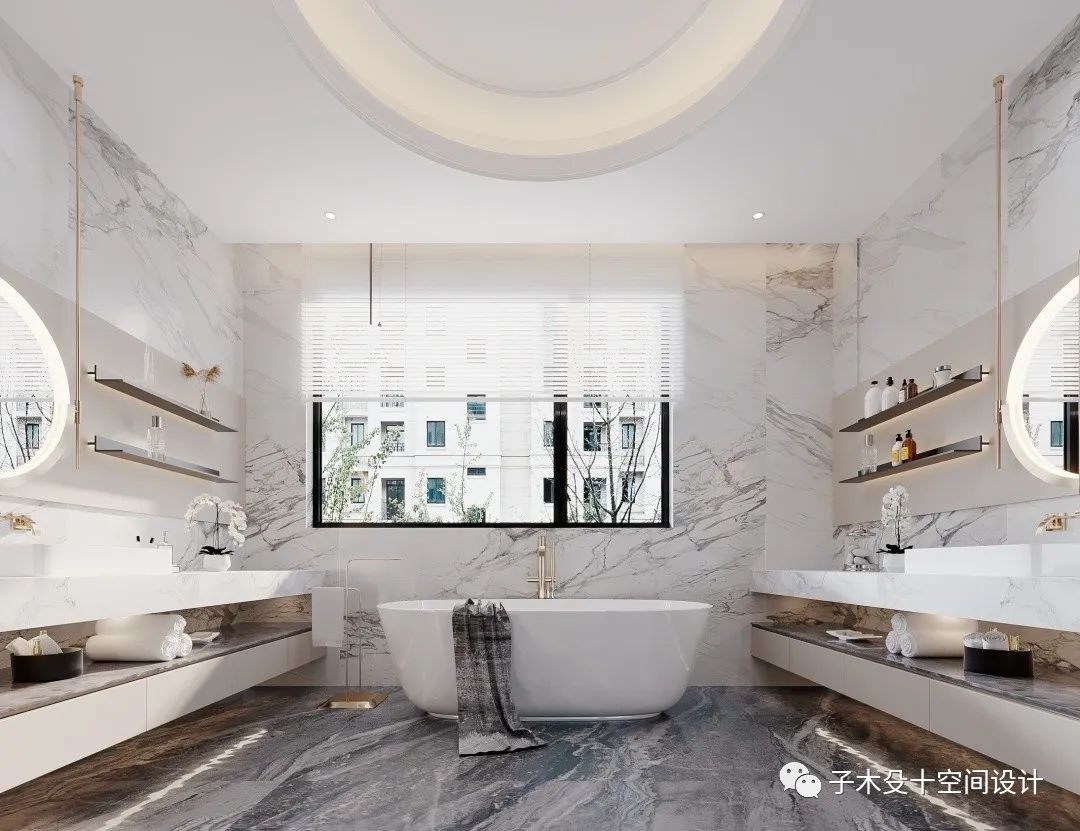 抚顺万科法式浪漫空间丨中国抚顺丨子木殳十空间设计-66