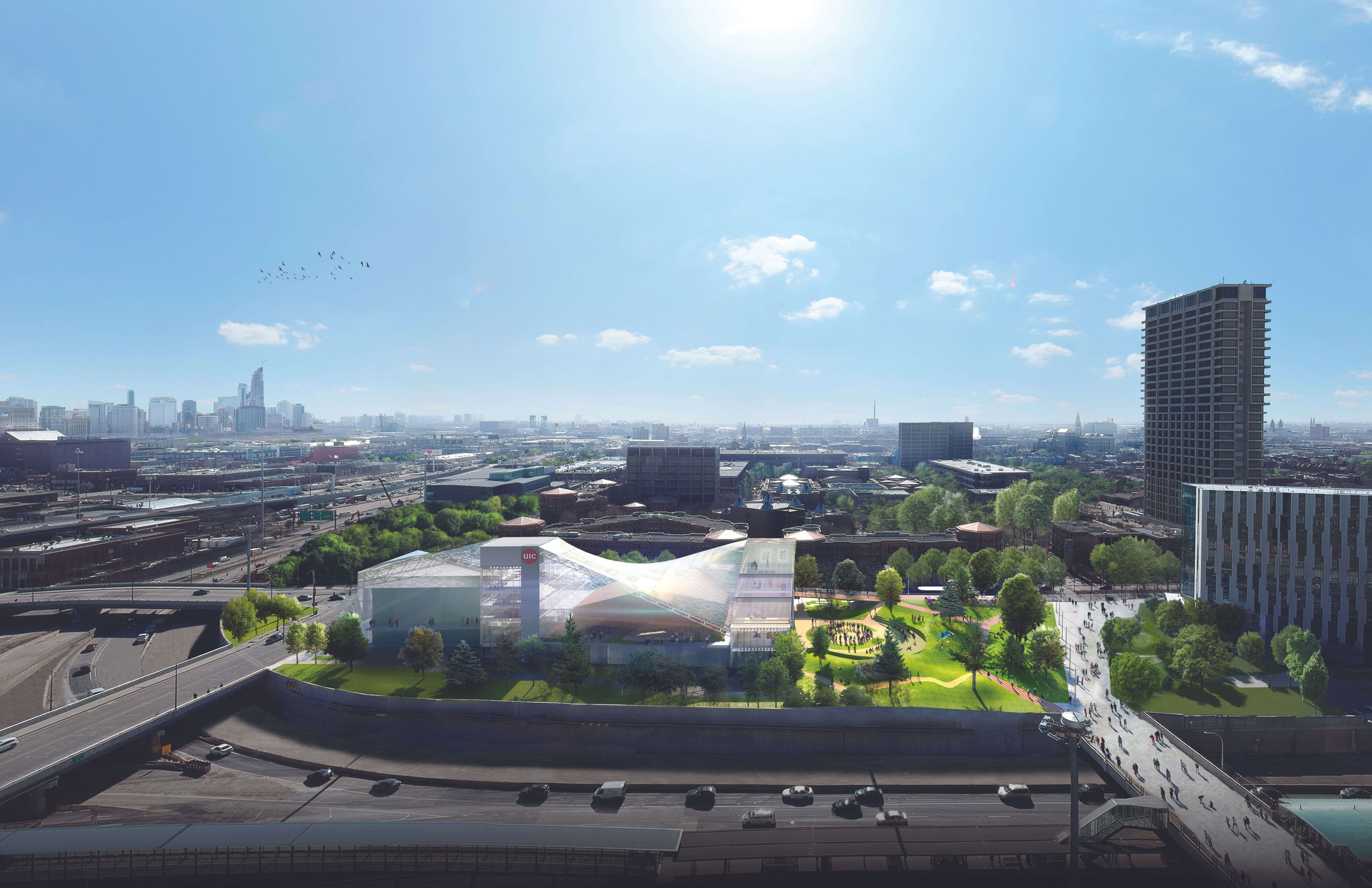 芝加哥 UIC 艺术中心-3