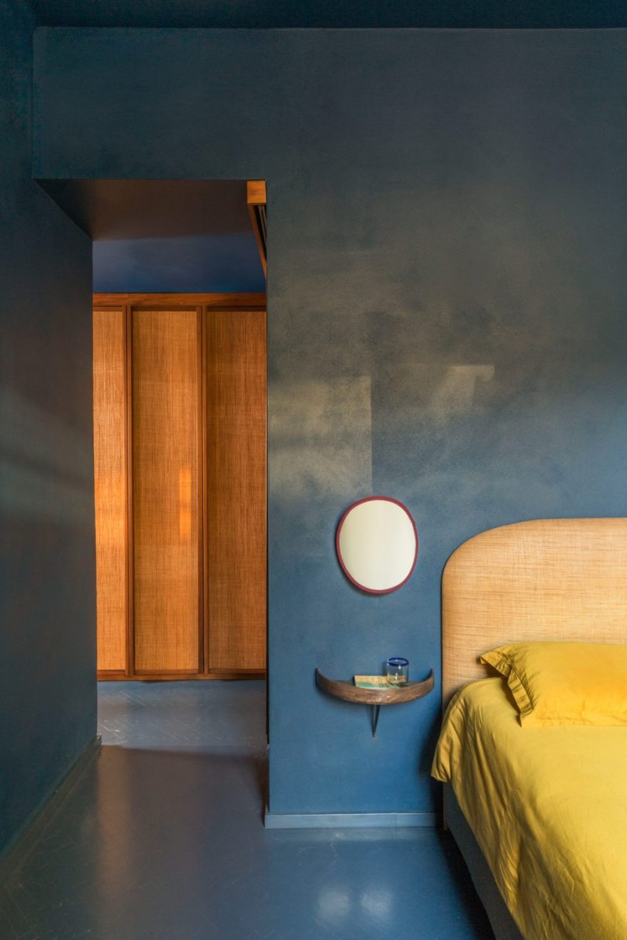 意大利罗马"Malaquite 之家" | 色彩斑斓的顶层公寓设计-31