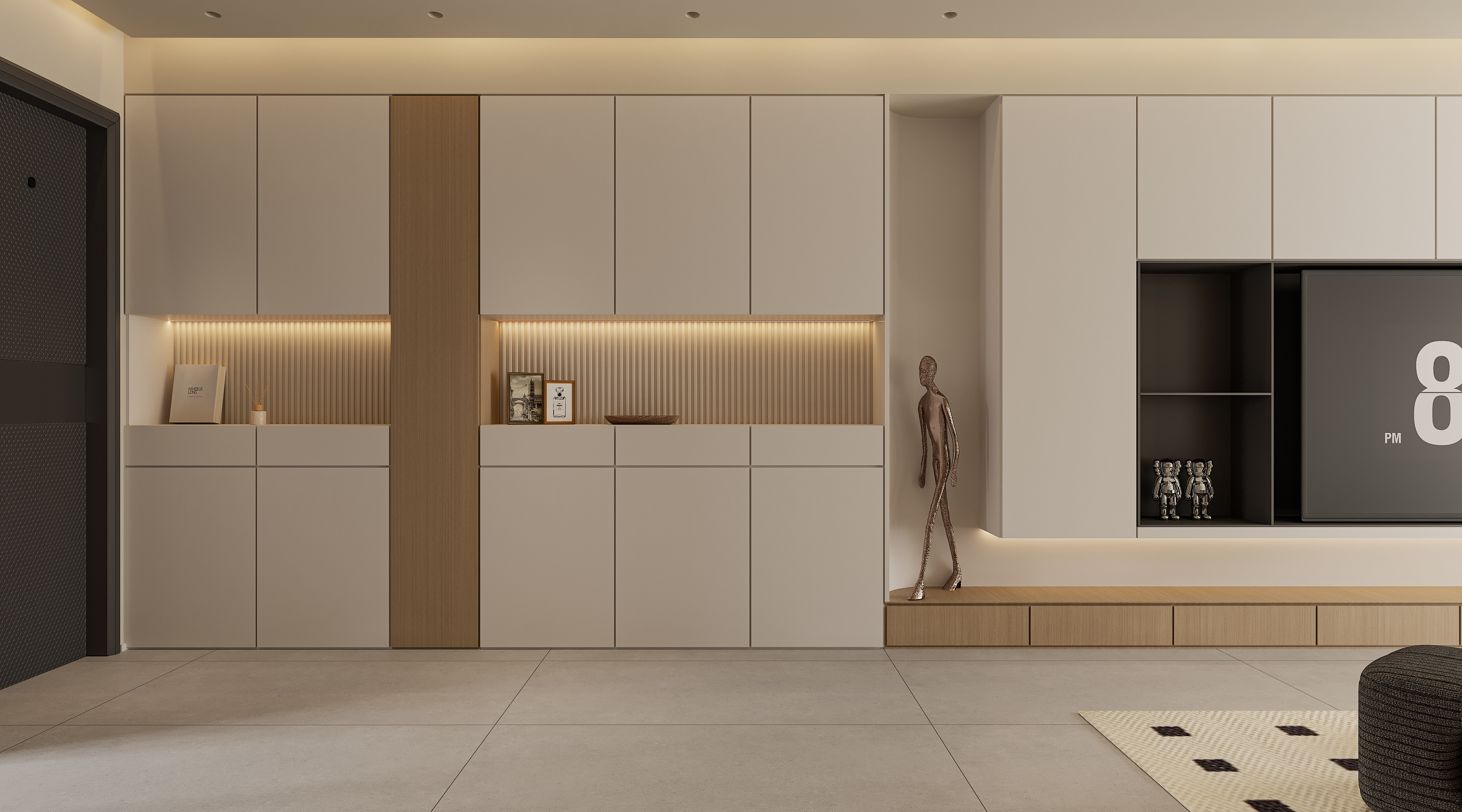 极简 I 奶油 I 郑州碧桂园 I 精装改造-10